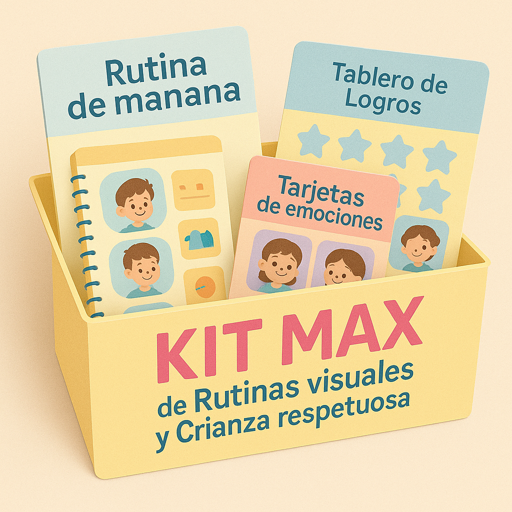 Megakit Juegos de Ortografía + Kit Max de Rutinas Visuales + Kit de juegos en Ingles